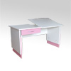 biurko różowe regulowane