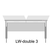 Biurko regulowane LWiki LW double 3